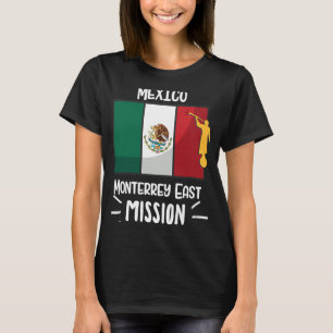 Missionaire missie Mexico Monterrey East Mormon LD T-shirt