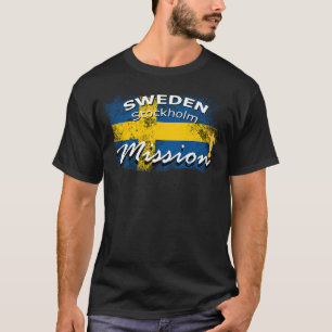 Missionaire missie Mormon LDS in Zweden T-shirt