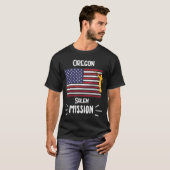 Missionaire missie Oregon Salem Mormon LDS T-shirt (Voorkant volledig)