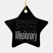 Missionaris Extraordinaire Keramisch Ornament (Voorkant)