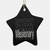 Missionaris Extraordinaire Keramisch Ornament (Links)