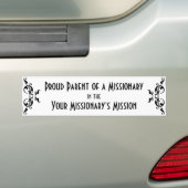 missionaris Gepersonaliseerd Bumpersticker (Op auto)