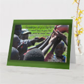 Missionaris Jim Elliot Quote Wenskaart Kaart (Gele Bloem)