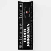 Missionaris Welkom Huis Aangepaste Banner Homecomi (Verticaal)
