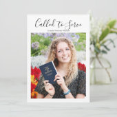 missionarisaankondiging kaart (Staand voorkant)