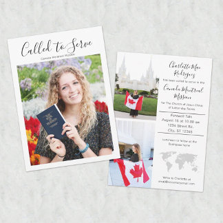 missionarisaankondiging kaart