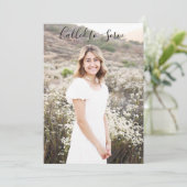 Missionary Announcement Blue Kaart (Staand voorkant)