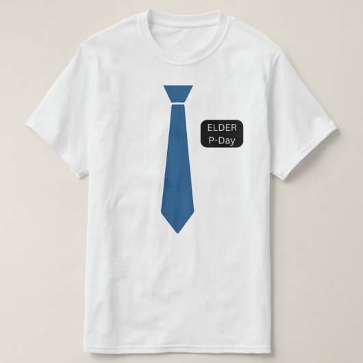 Missionary Elder P-Day™ LDS Mannen T-shirt (Design voorkant)