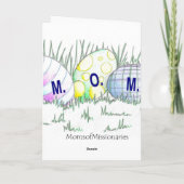 Missionary Pasen Wenskaart van LDS Feestdagen Kaart (Achterkant)