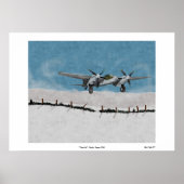 "Missions End" Mosquito december 1944 Poster (Voorkant)