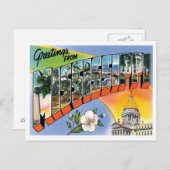 missippi - groeten uit de VS Briefkaart (Voorkant / Achterkant)