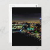 Mississauga, Ontario 's nachts Briefkaart (Voorkant / Achterkant)