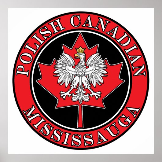 Mississauga Round Pools Canadees Leaf Poster (Voorkant)