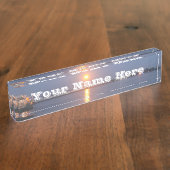 Mississipi Sunrise Name Bord Naambordje (Zijkant)