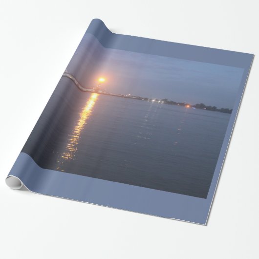 Mississipi Sunrise Wrapping Paper Cadeaupapier (Uitgerold)