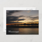 Mississipi Sunset Briefkaart (Voorkant / Achterkant)