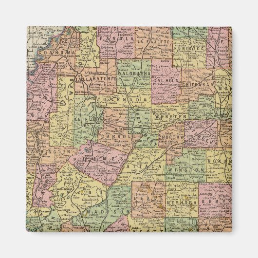 Mississippi 10 magneet (Voorkant)