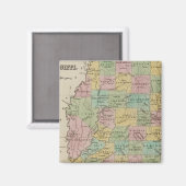 Mississippi 11 magneet (Voorkant / Achterkant)