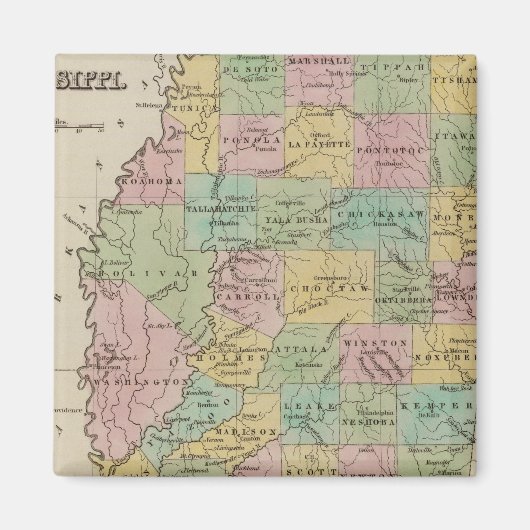 Mississippi 11 magneet (Voorkant)