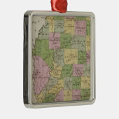 Mississippi 2 metalen ornament (Rechts)
