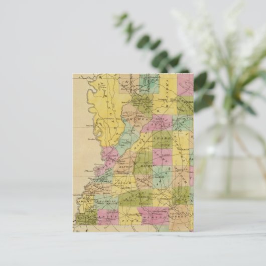 Mississippi 4 briefkaart (Staand voorkant)