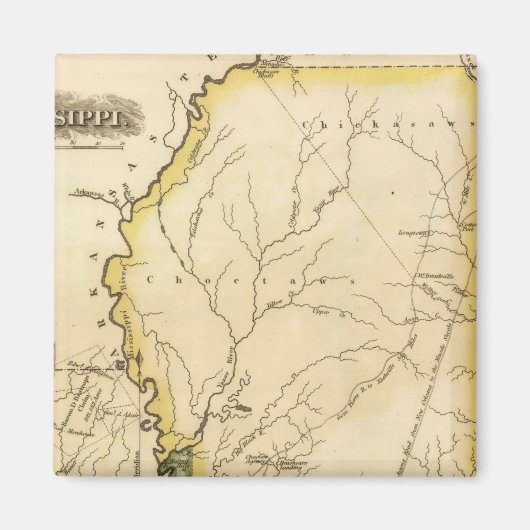 Mississippi 5 magneet (Voorkant)