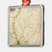 Mississippi 5 metalen ornament (Links)