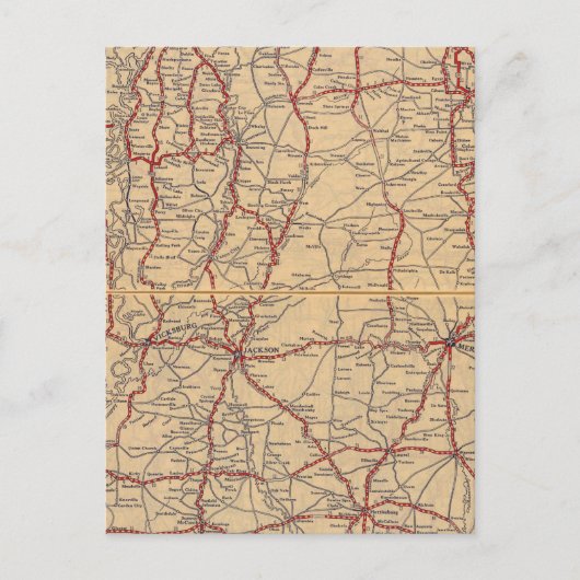 Mississippi 6 briefkaart (Voorkant)