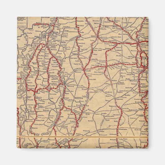 Mississippi 6 magneet (Voorkant)