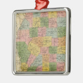Mississippi 6 metalen ornament (Links)