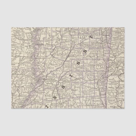 Mississippi 9 tissuepapier (Voorkant)