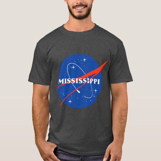 Mississippi Astronaut Oversized T-shirt (Voorkant)