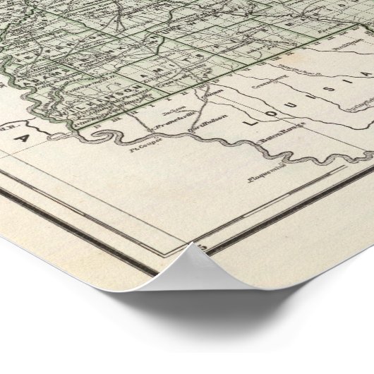 Mississippi Atlas Map Poster (Hoek)