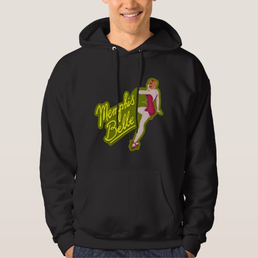 Mississippi Belle WWII Nose Art Hoodie (Voorkant)