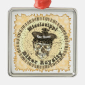 Mississippi Biker Metalen Ornament (Voorkant)