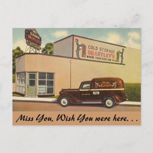 Mississippi, Brantley's koude opslag Briefkaart (Voorkant)