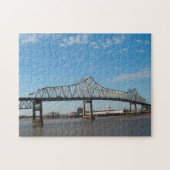 Mississippi Bridge Louisiana . Legpuzzel (Horizontaal)