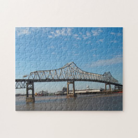 Mississippi Bridge Louisiana . Legpuzzel (Horizontaal)