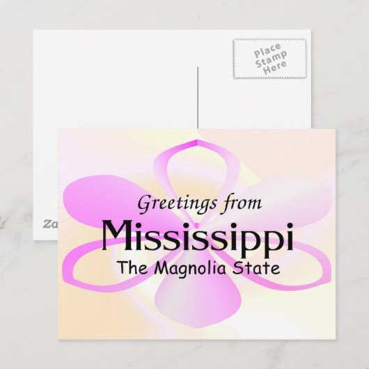 Mississippi Briefkaart (Voorkant / Achterkant)