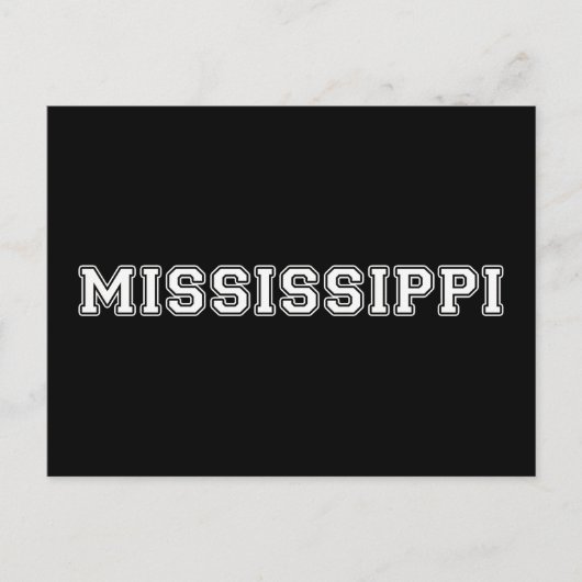 Mississippi Briefkaart (Voorkant)