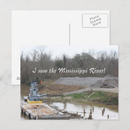 Mississippi Briefkaart (Voorkant / Achterkant)