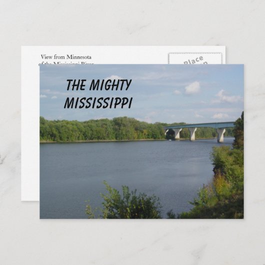 Mississippi Briefkaart (Voorkant / Achterkant)