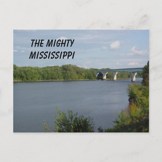 Mississippi Briefkaart (Voorkant)