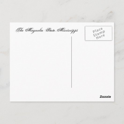 Mississippi Briefkaart (Achterkant)