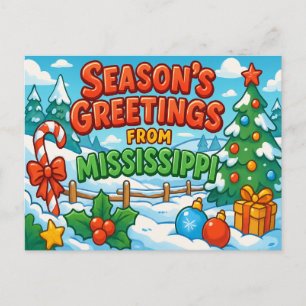 MISSISSIPPI-Briefkaart Briefkaart