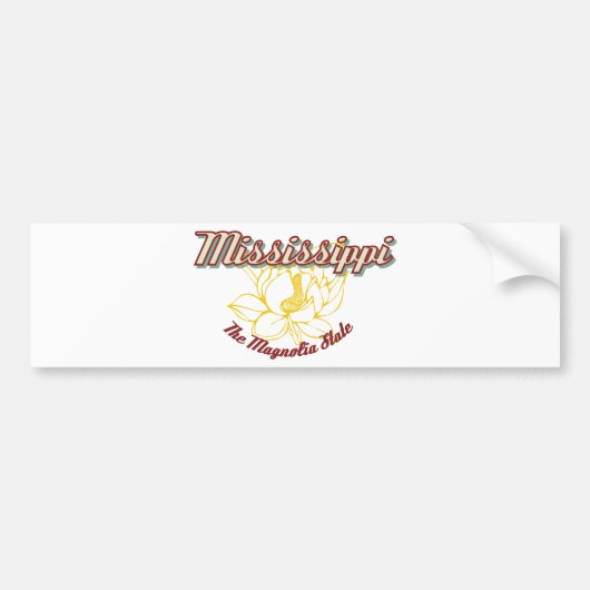 Mississippi Bumpersticker (Voorkant)