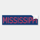 Mississippi Bumpersticker (Voorkant)