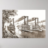 Mississippi Champions 1866 Poster (Voorkant)