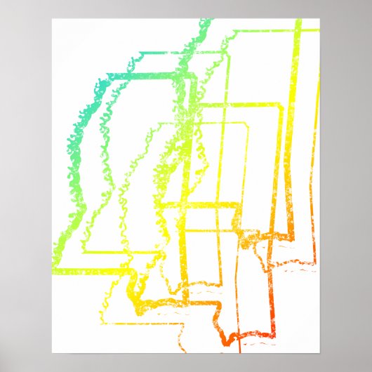 mississippi chill blur poster (Voorkant)