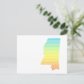 mississippi chill fade briefkaart (Staand voorkant)